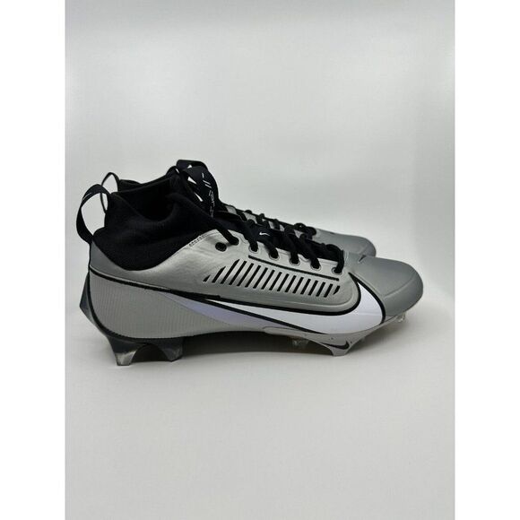 Nike Vapor Edge Pro 360 2 Smoke Grey Black Cleats DA5456-002 Men's Size 14 - Picture 3 of 6